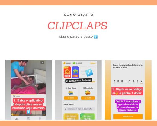CLIPCLAPS um aplicativo muito divertido pra assistir vídeos.