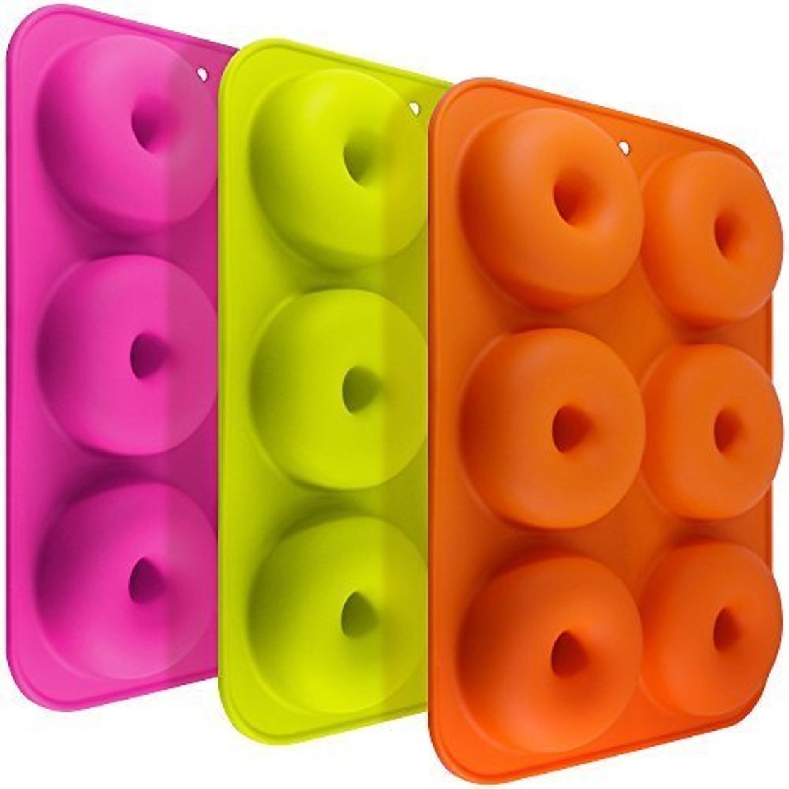 Social fineg Brentwood FG Molds 3 3 Pack Silicona Donut Formas