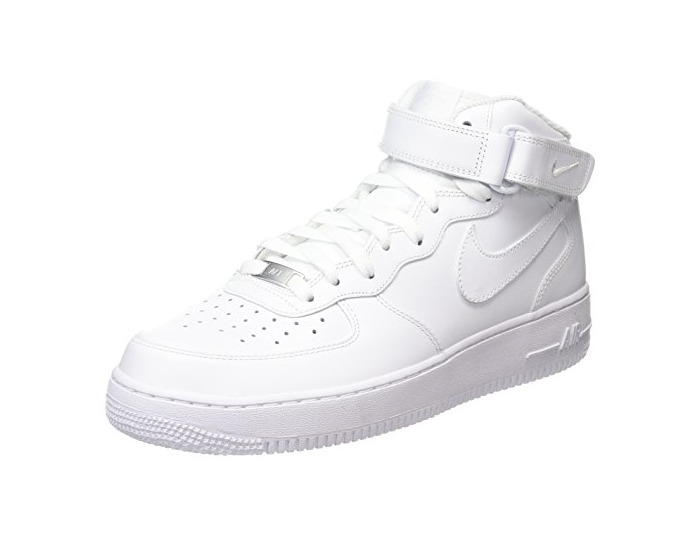 Moda Nike Wmns Air Force 1 '07 Mid, Zapatillas Altas para Mujer, Blanco