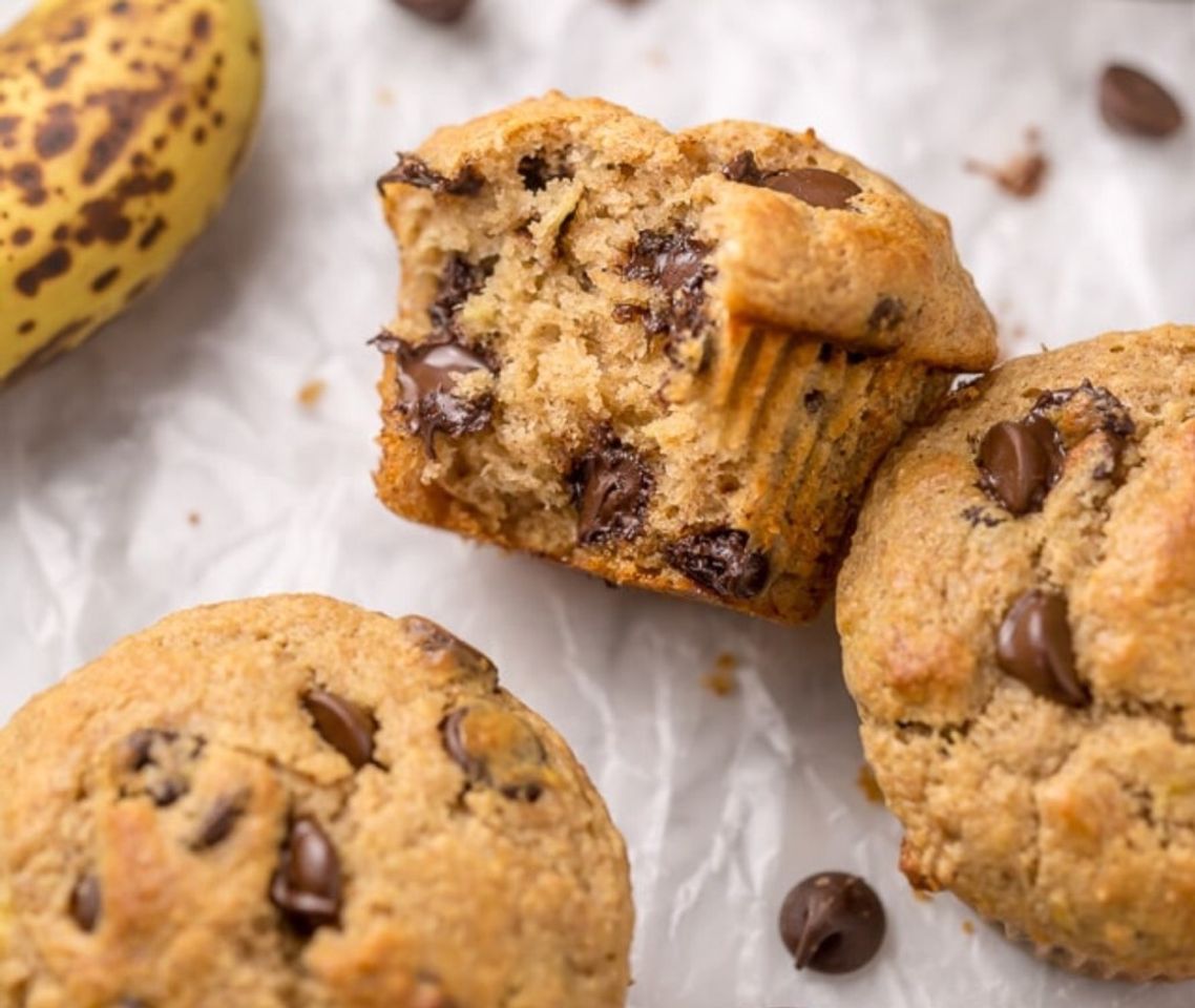 Fashion Healthy Banana Chocolate Chip Muffins