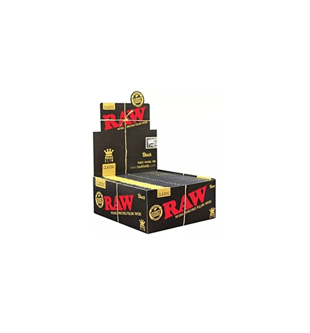 Social RAW 18236 Black King Size Slim Classic - Cuaderno