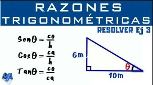 Triángulo rectángulo | Razones Trigonométricos | Ejemplo 3