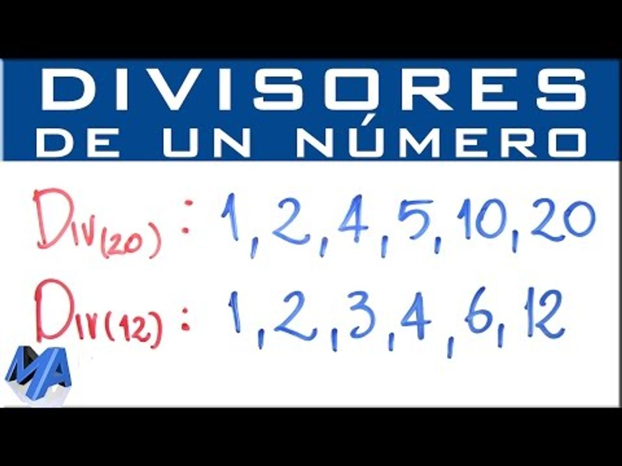 Moda Divisibilidad MCM y MCD - Matemáticas profesor Alex