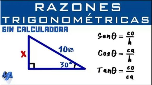 Razones trigonométricas | Sin calculadora | Ejemplo 1 - YouTube