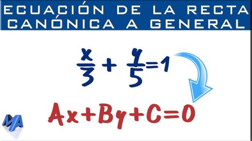 Pasar de la ecuación Canónica (Simétrica) a la Fundamental ...