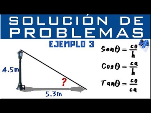 Razones trigonométricas | Solución de problemas - YouTube