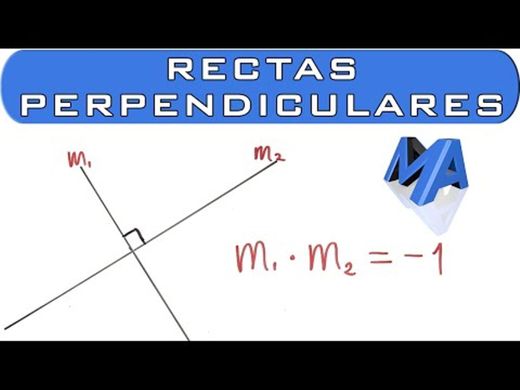 Rectas perpendiculares | Ecuación de la recta - YouTube