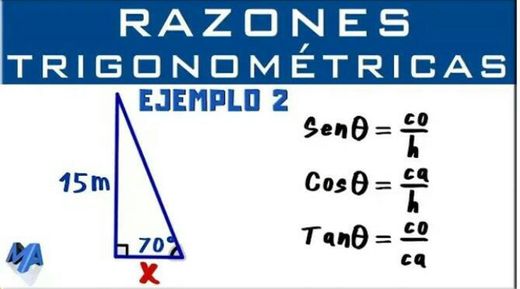 Razones Trigonométricas | Hallar un lado | Ejemplo 2-YouTube