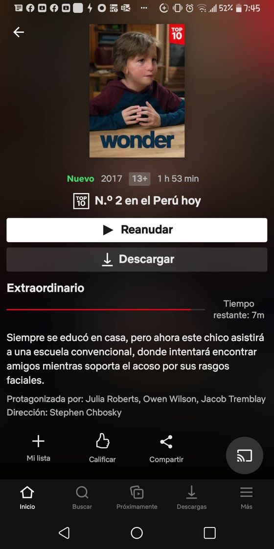 Película Wonder