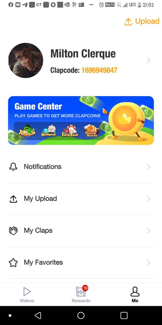 Social Clipclaps aplicativo para ver videos para jugar ganar dinero