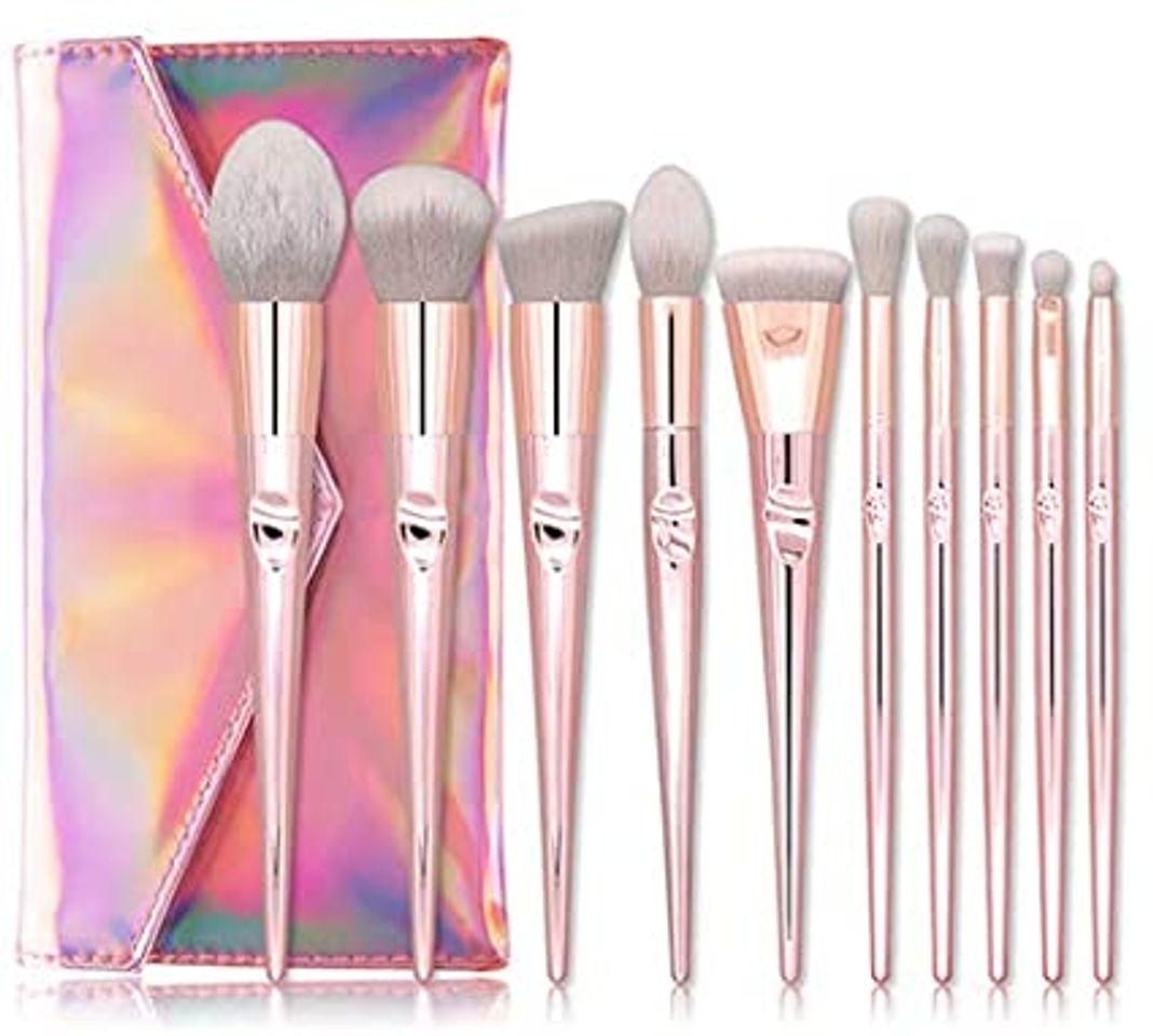  Brochas de Maquillaje Básicas con Bolsa de Almacenamiento. 