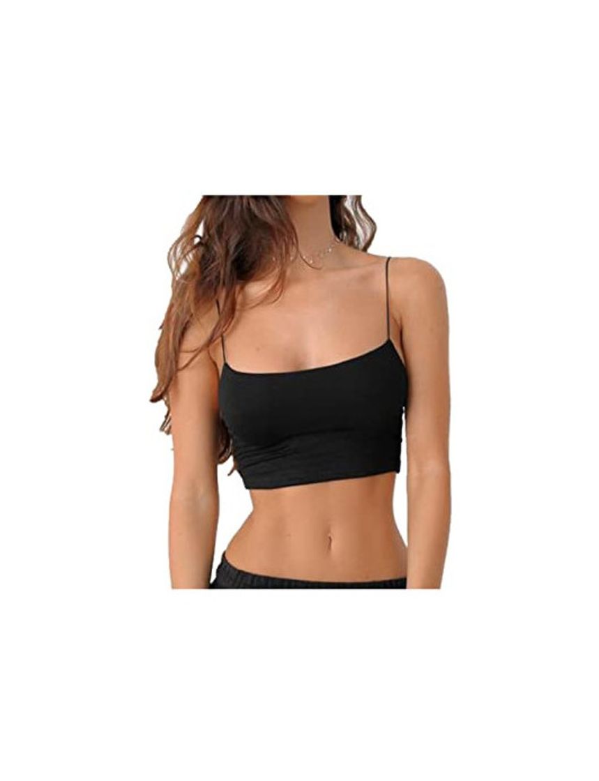 Social Camiseta de Tirantes para Mujer,Venmo Mujeres Sexy de Hombros sin Mangas del