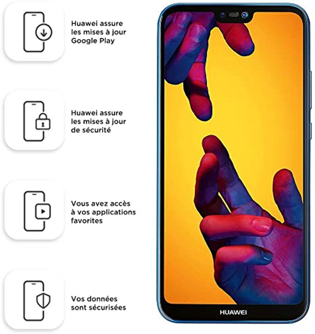 Electrónica Huawei P20 Lite 4 GB RAM 64 GB Memoria interna