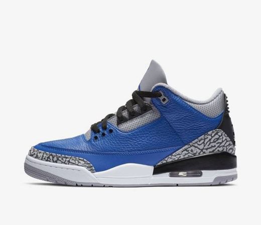 Jordan 3 Retro Varsity Royal Cement