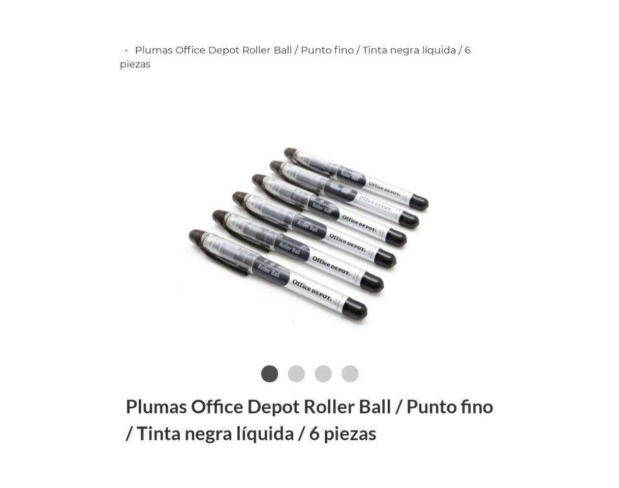 Product Pluma roller ball Office Depot 