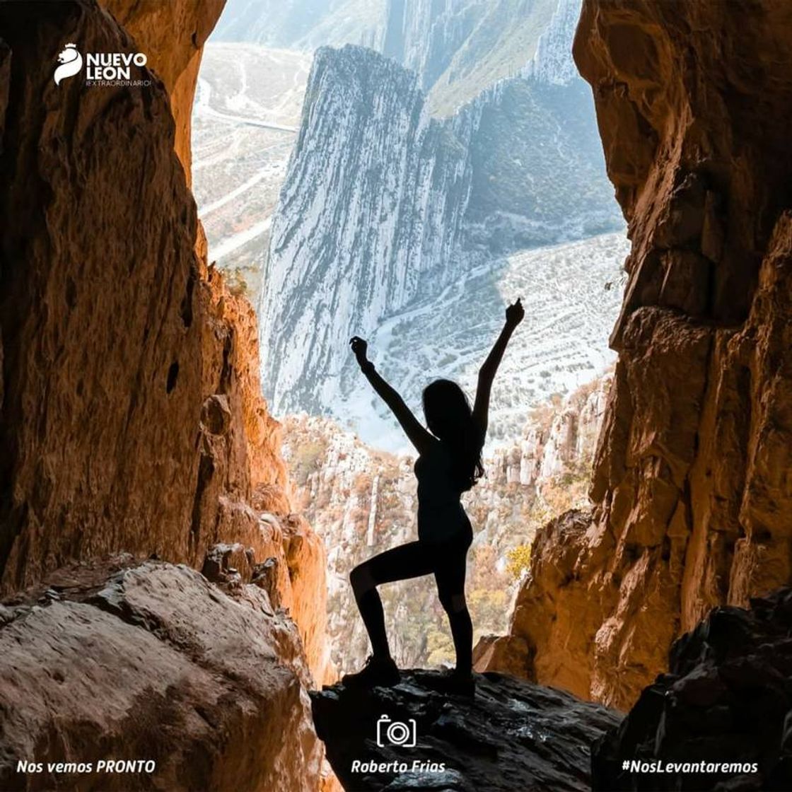 Social "Cueva de la Virgen" en Parque Ecológico la Huasteca.