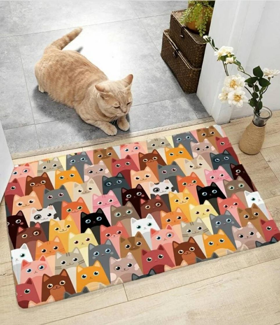 Social Alfombra de Piso con figuras de 🐱 GATITOS 🐱