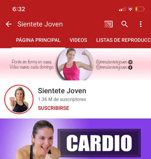 Sientete Joven - YouTube