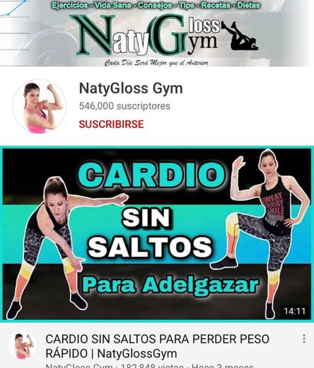 NatyGlossGym - YouTube