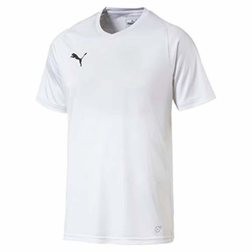 PUMA Liga CR H Camiseta de Manga Corta, Hombre, Blanco