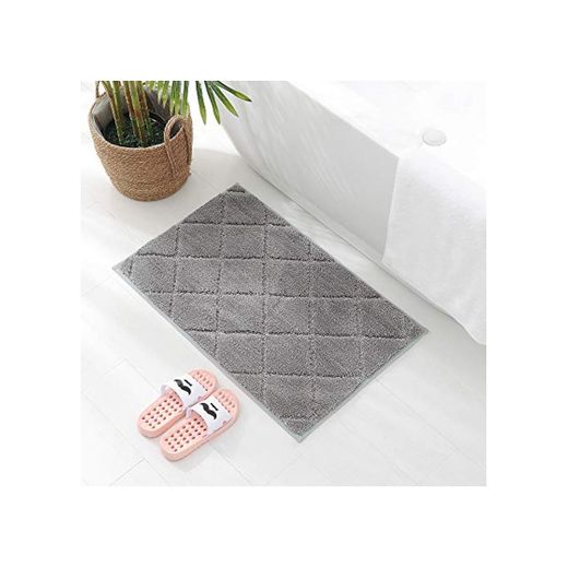 ARNTY Alfombra de Baño Antideslizante,Alfombrillas Baño Microfibra Chenille Súper Suave Absorbente Tapete