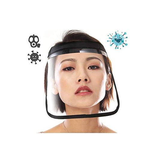 FHUILI Transparente Protector Facial - Anti-Escupir Seguridad Industrial Careta - el Visera