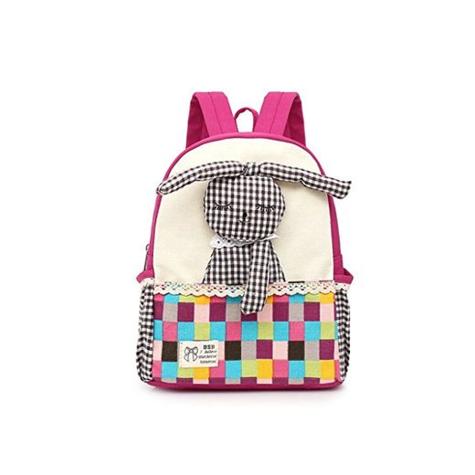 Vans Mochila,Linda Chica Mochila,Bolsa de Escuela de Lona para niños Mochila Mochila