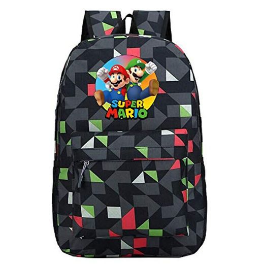 Super Mario Mochilas Infantiles Mochila de Ocio Bolsa de Viaje Mochila al