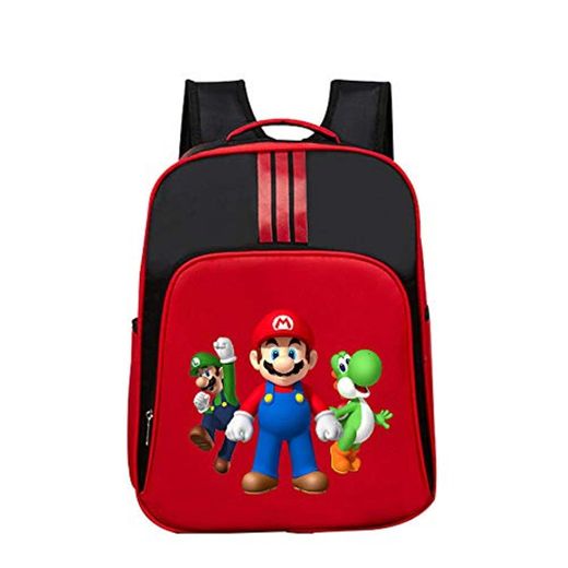 Super Mario Mochila Casual Mochila Exquisita Mochila Escolar Primaria para niñas