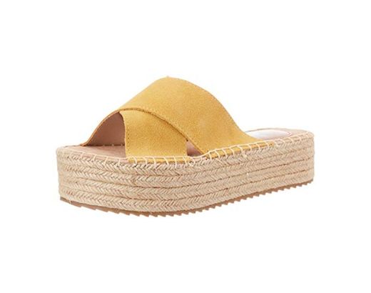 XTI 49134.0, Sandalias con Plataforma para Mujer, Amarillo