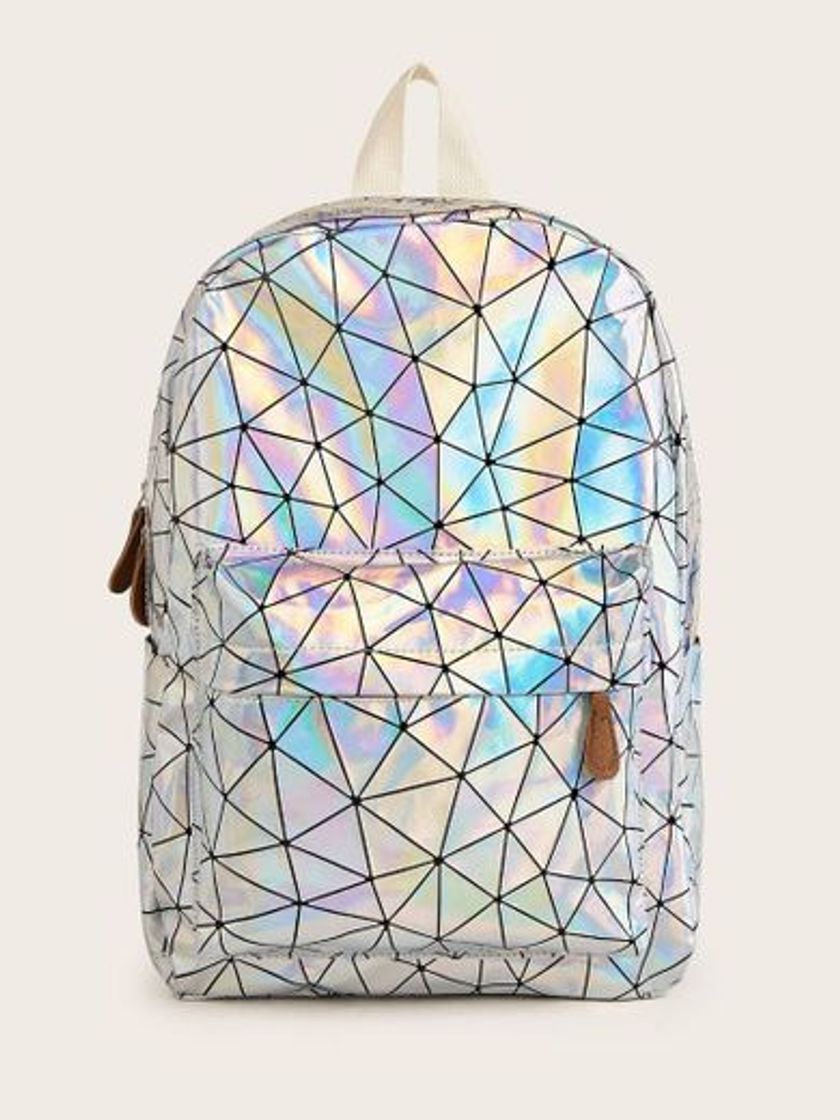 Moda Mochila holográfica.