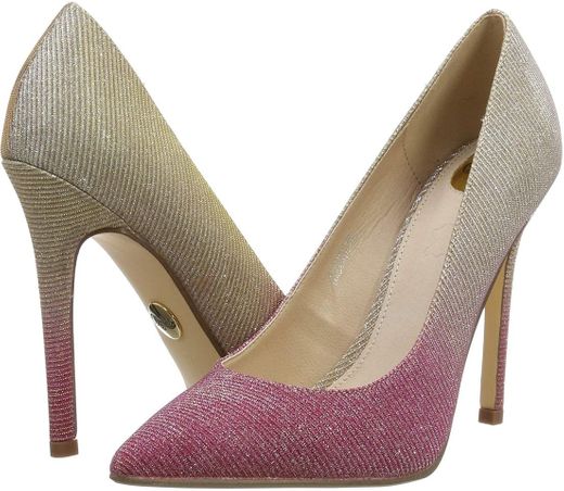 Buffalo Amica, Zapatos de Tacón para Mujer, Beige