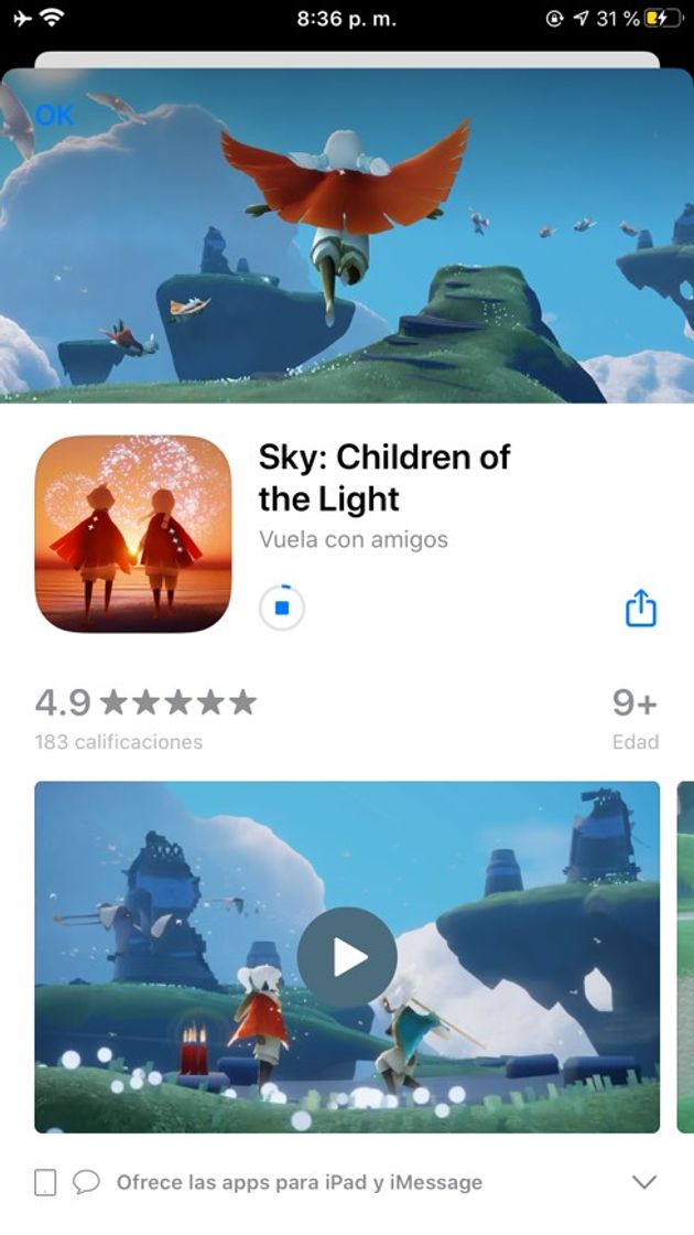 Videojuegos ‎Sky: Children of the Light en App Store