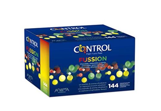 Control Fussion Preservativos - Caja de condones con 144 unidades