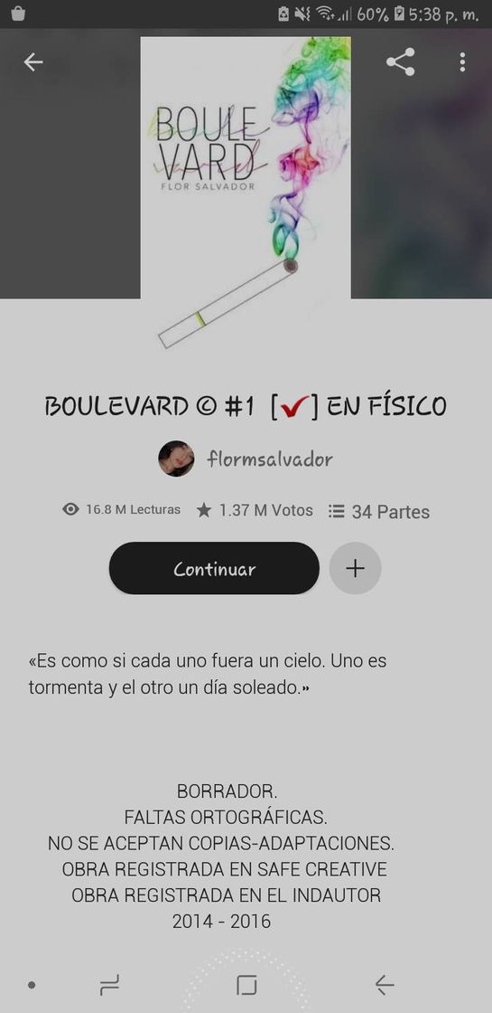 Moda Boulevard, una novela de romance juvenil.