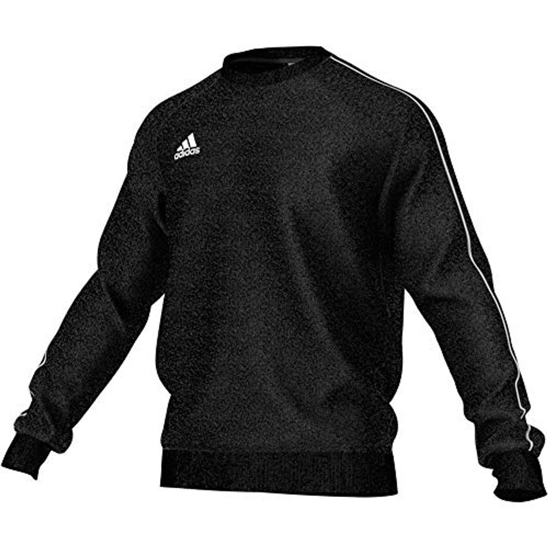 Fitness adidas CORE18 SW Top Sweatshirt, Hombre, Negro