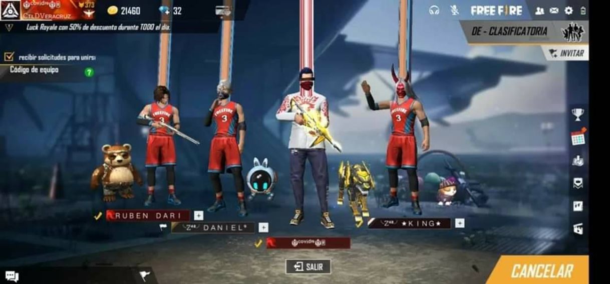 Social Nombre: ANTENA FREE FIRE
