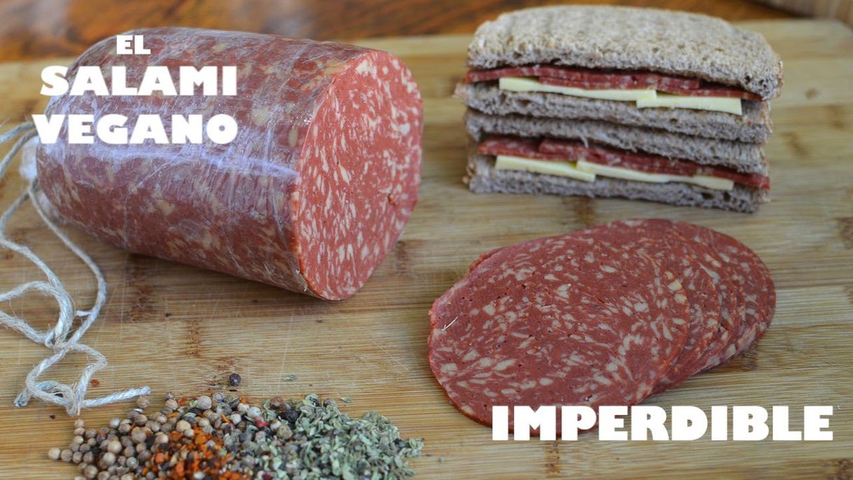 Moda Dimensión Vegana - Youtube: Salami vegano