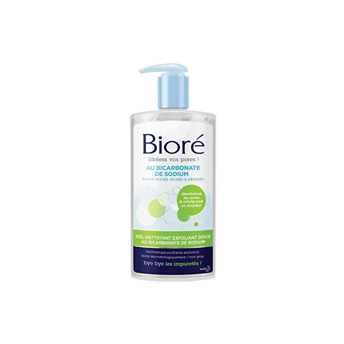 Producto Bioré – Gel limpiador exfoliante suave con bicarbonato de sodio – 200 ml – Juego de 2 unidades