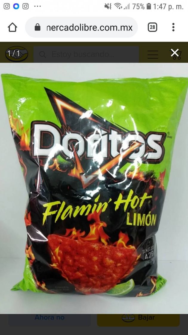 Product Doritos Flaming hot