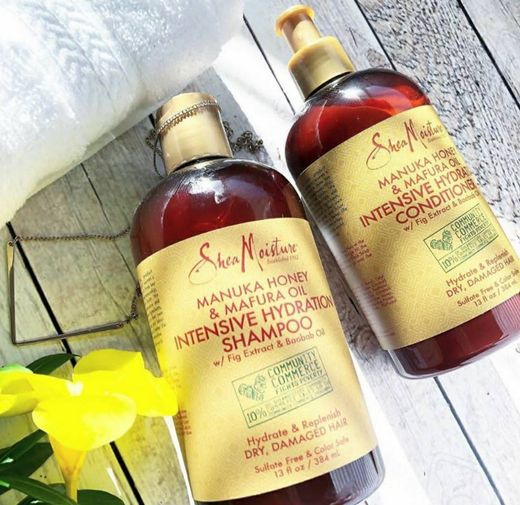 Shea Moisture Manuka Honey & Mafura Oil Shampoo & Conditione