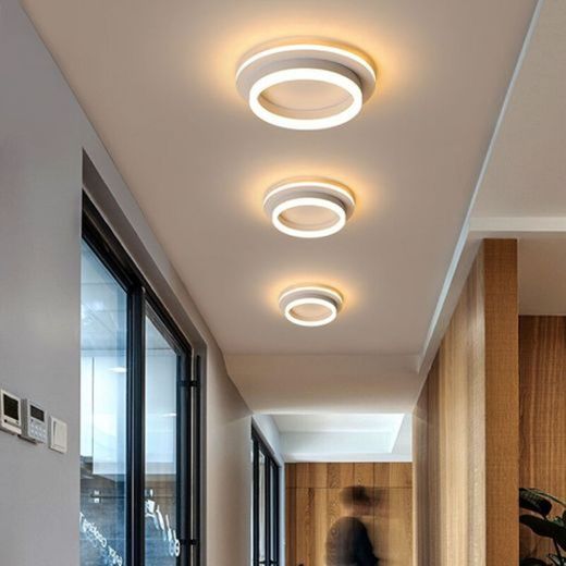 Luces de Techo LED Redondas Modernas Lámparas de techo de Montaje Empotrado