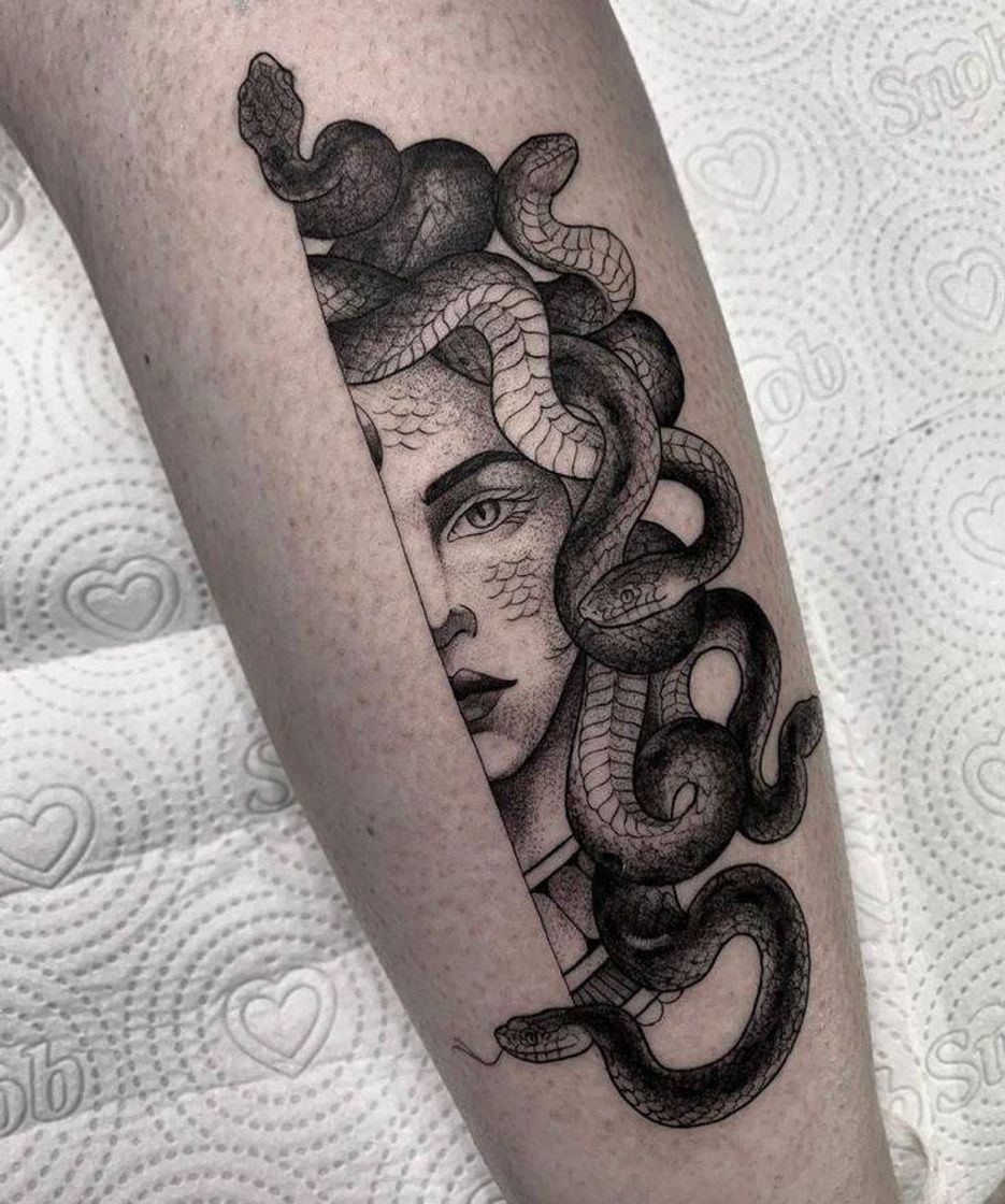 Fashion Tatuagem medusa