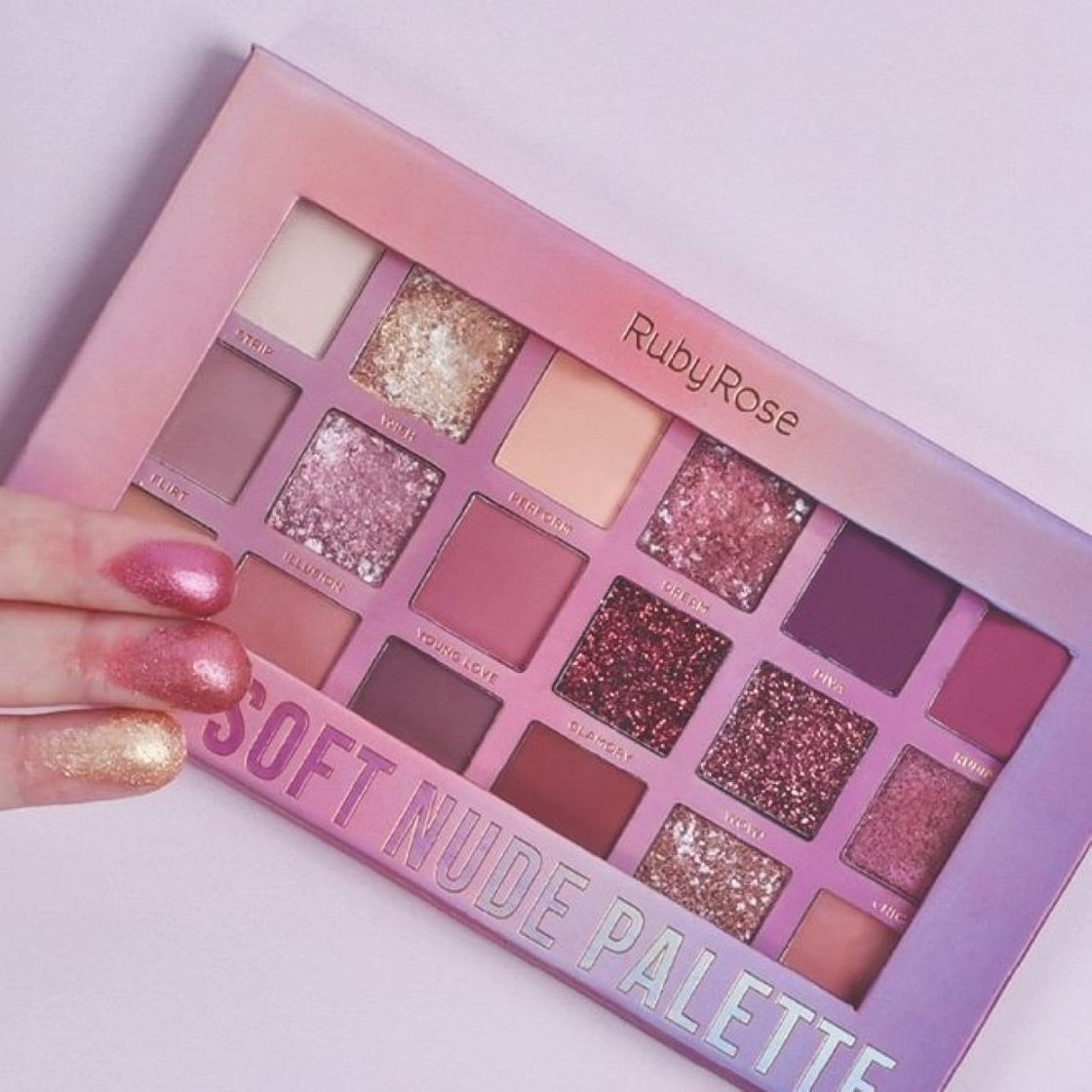 Fashion Paleta ruby rose soft Nude- Paleta de sombra.