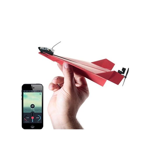 PowerUp 896964 - Aeroplano de papel compatible con smartphones, rojo , color
