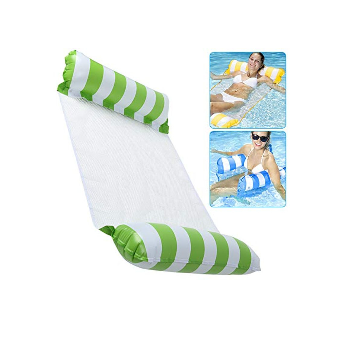 Product Water Inflatable Hammock, Swimming Pool Float Chair 4 in 1 Multi-Purpose Inflatable