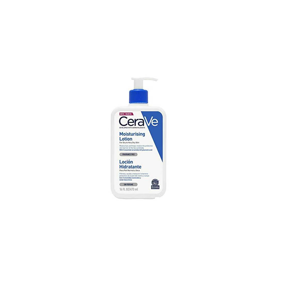 Social Cerave loción hidratante para pieles secas y muy secas