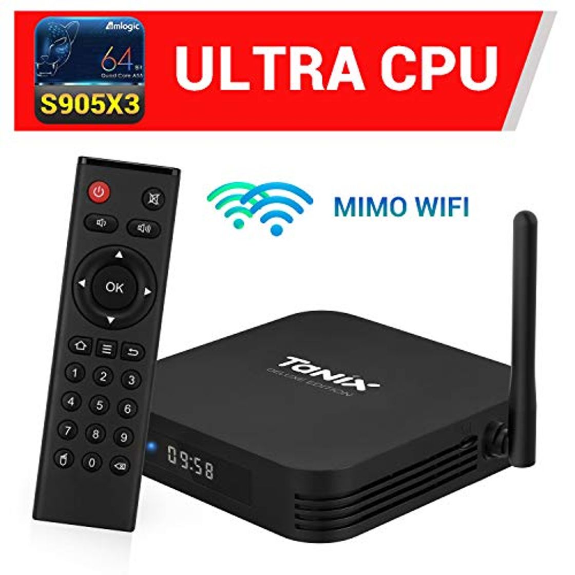 Product Android TV Box【4GB RAM 64GB ROM】 TaNix TX5 Plus TV Box 1000Mbps