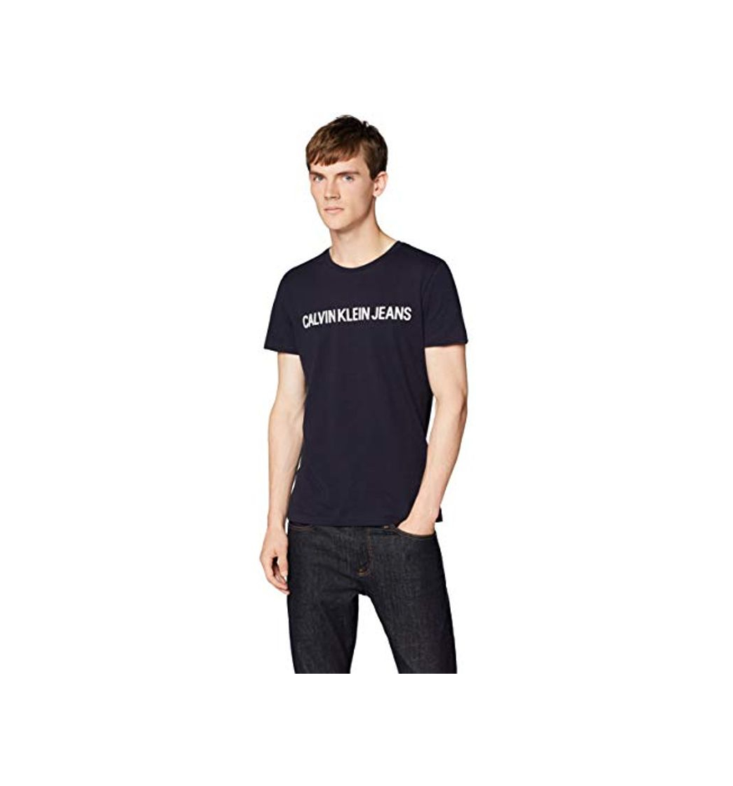 Fashion Calvin Klein Jeans Core Institutional Logo Slim tee Camiseta, Azul