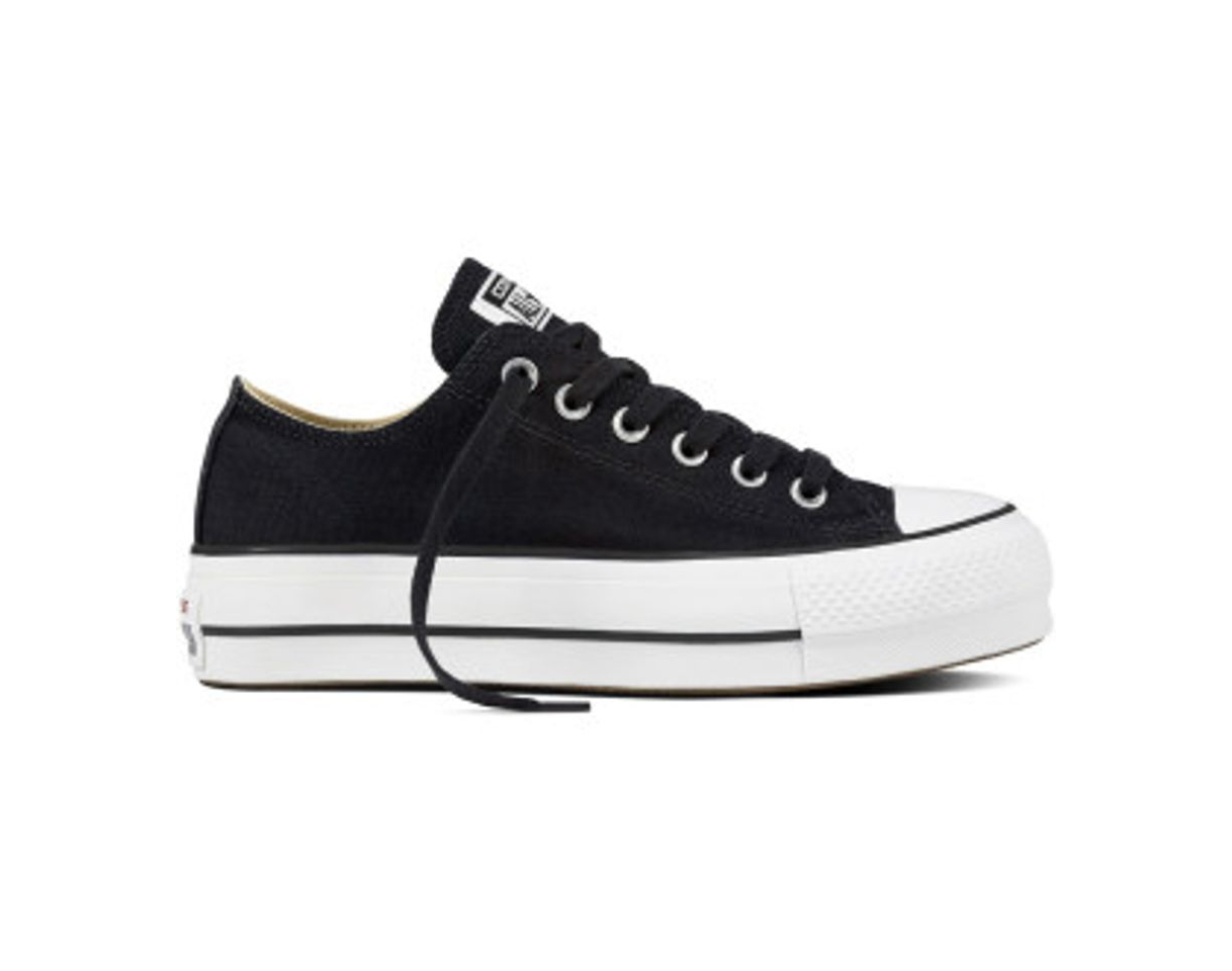 Social Converse Chuck Taylor CTAS Lift Clean Ox, Zapatillas para Mujer, Blanco